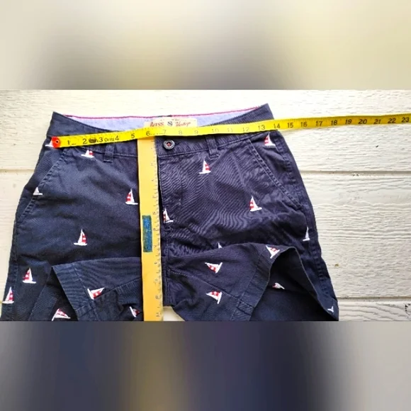 Bass Heritage Limited Edition Chino Shorts Navy Blue Women's Sz 4 100% Cotton - Picture 4 of 11